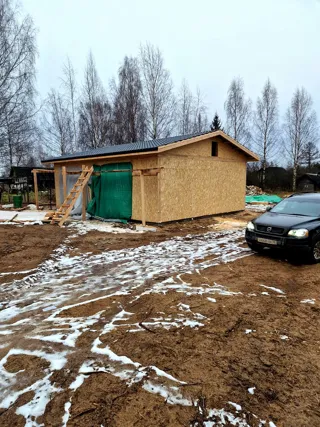Garage 2 m² nach individuellem Entwurf, Region Twer: Dach