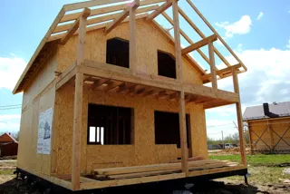 Haus nach Projekt „Metschta VB“, Dorf Ivantsevo: Fertiges Haus