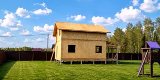 Haus nach Projekt „Jessentuki 8x8“, Gebiet Iwanowo: Fertiges Haus