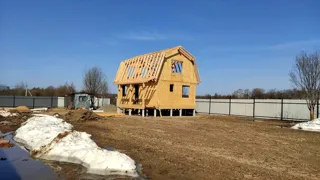 House, “Bylina” design, Ivanovo Region: roofing