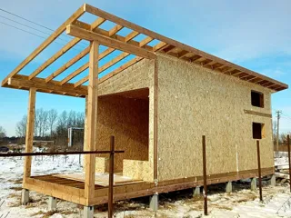 Gästehaus nach individuellem Projekt, Gebiet Kostroma: Dach