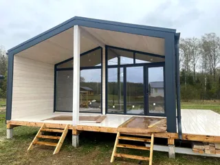 Haus nach Projekt „Barnhouse 45“, Gebiet Iwanowo: Fertiges Haus