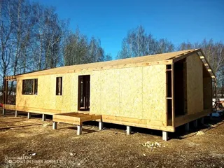 Haus nach individuellem Entwurf, Gebiet Kostroma: fertiges Gebäude