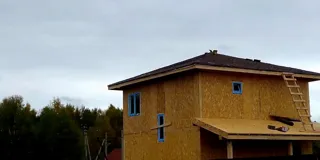 Haus 115 m² nach individuellem Projekt, Dorf Golovino: Fertiges Haus
