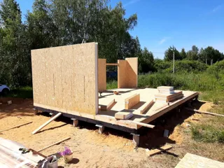 Haus nach Projekt „Mistika - S2.8“, Siedlung Nekrasovskoe: Wandmontage