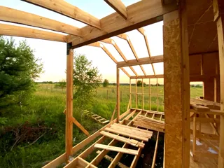 Haus nach Projekt „Barnhouse 76.1“, Dorf Rusyatino: Innenwände