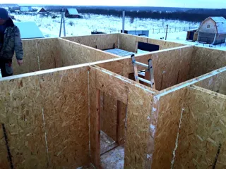 House, “Evseevo 2.8” design, Sharapovo village: interior partitions