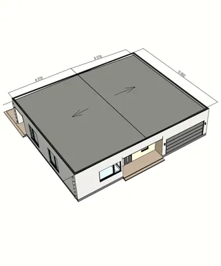 Haus 224 m² nach individuellem Projekt, Dorf Borovikovo: Projektvisualisierung