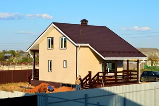Haus nach Projekt „Radoniza“, Dorf Kadnikovo: Fertiges Haus