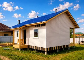 Haus 58,41 m² nach individuellem Projekt, Gebiet Moskau: Fertiges Haus