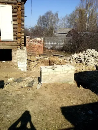 Custom-design dacha house, Kostroma: foundation and base framing