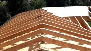 Custom-design house, Shurintsevo village: roofing