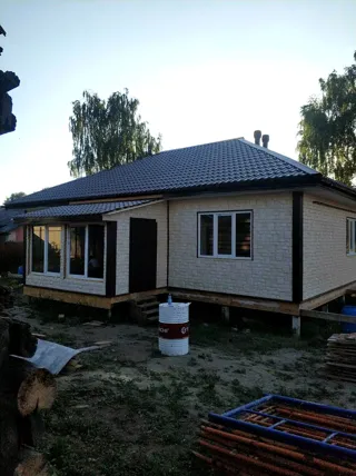 Haus nach Projekt „Lasur“, Kokhma: Fertiges Haus