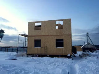 House based on the “Evseevo 2.8” design, Sharapovo village: completed house