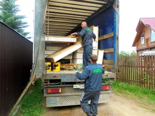 Haus nach Projekt „Radoniza“, Dorf Kryukovo: Lieferung des Hausbausatzes