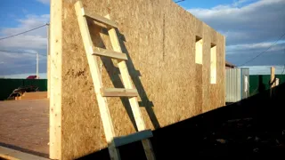 Haus nach Projekt „Dobrynja“, Kostroma: Wandmontage