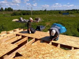 Haus nach Projekt „Alfa“, Kazan: Wandmontage