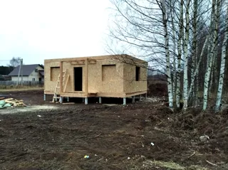 House based on the “Style 44.2.8” design, Lipovitsy village: completed house