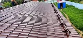 Haus 145 m² nach individuellem Projekt, Siedlung Volga: Dach