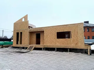 Haus 221,5 m² nach individuellem Projekt, Dorf Yusupovo: Wandmontage