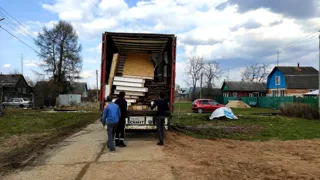 House, “Yessentuki 8x8” design, Berkino village: house kit delivery