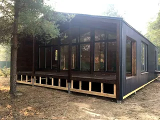 Datscha nach Projekt „Barnhouse 76.1“, Gebiet Wladimir: fertiges Gebäude
