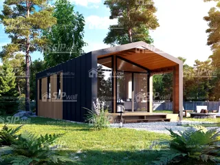Haus nach Projekt „Barnhouse 33“, Dorf Danilkovo