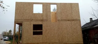 House based on the “Patio” design, Mikhaylovskoe village: second floor and attic