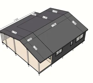 Haus 84 m², individuelles Projekt, Siedlung „Pojma Rusy“: Projektvisualisierung