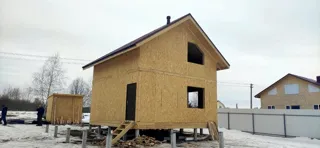 Haus 111 m², individuelles Projekt, Dorf Shchipousikha: Obergeschoss und Dachgeschoss