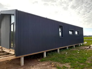 Haus nach Projekt „Barnhouse 84.2“, Dorf Ivantsevo: Fertiges Haus