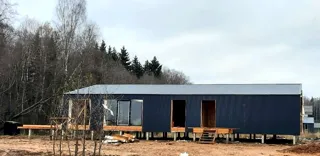 141 m² ev, “Barnhouse 110” projesi, “EKO OZERO” sitesi: tamamlanmış ev