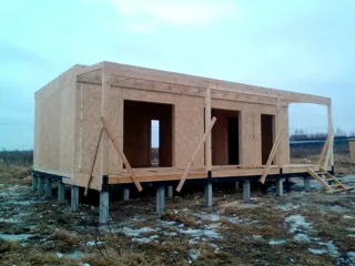 Haus nach Projekt „Mistika-S 2.8“, Region Jaroslawl: Fertiges Haus