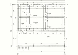 Haus 70 m², individuelles Projekt, SNT „Rjabinka“: Grundriss des Projekts