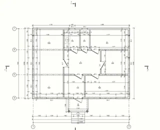 Haus 80 m² nach individuellem Projekt, Dorf Podvyaznovskiy: Projektgrundriss