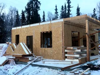 Özel projeli ev, Murmansk: duvar montajı