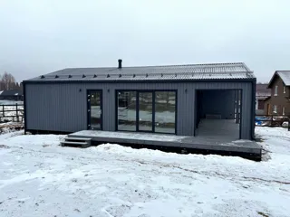 Showroom Barnhouse 76.3 in Kostroma: Fertiges Haus