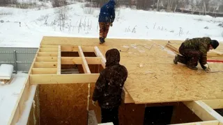 Haus nach Projekt „Markis“, Gebiet Moskau: SIP-Boden auf Höhe 0