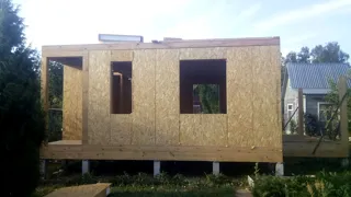 Haus 86 m², Projekt „Solo“, Dorf Bogorodskoe: Wandmontage