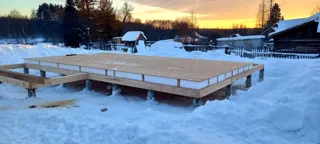 Haus 63,3 m² nach individuellem Projekt, Dorf Ignatovskoe: SIP-Boden auf Höhe 0