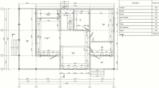 173 m² house built to a custom design, Rodniki: design floor plan