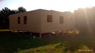 Haus 105 m² nach individuellem Projekt, Dorf Toporok: Wandmontage