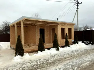 Haus 44,5 m² nach individuellem Projekt, Dorf Ignatovo