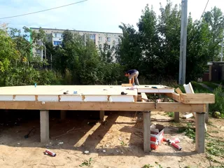 Haus 138 m² nach individuellem Projekt, Kostroma: SIP-Boden auf Höhe 0