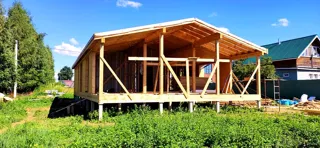 Haus 145 m² nach individuellem Projekt, Siedlung Volga: Wandmontage