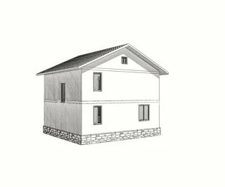 Özel projeli ev, Obninsk: proje görselleştirmesi