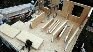 Haus nach individuellem Entwurf, Gartengemeinschaft SNT „Lasarewo“: Wandmontage