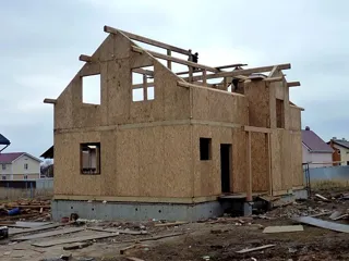 Haus nach Projekt „Bayern 193.54“, Nizhniy Novgorod: Wandmontage