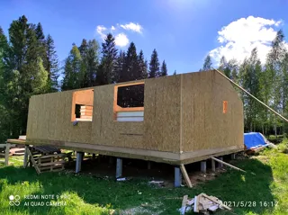 Haus nach individuellem Projekt, KP „Zentralnoe Rasdole“: Wandmontage