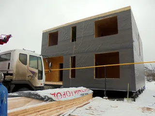 Haus nach Projekt „Slawjanka“, Ivanovo: Fertiges Haus